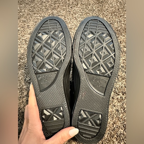 Unisex Converse Chuck Taylor All Star All Black Canvas High-Tops - Men’s Size 7 - Picture 7 of 7